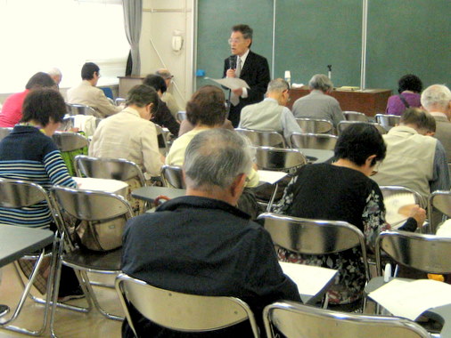 小澤輝郎氏講義の様子