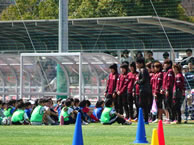 INAC神戸レオネッサ サッカー教室の様子1