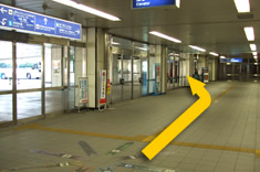 JR新神戸駅から（地下鉄経由）からポートライナー乗り場までの案内3