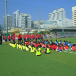 INAC神戸レオネッサ サッカー教室の様子1