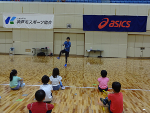 生山ヒジキさんなわとび教室スポーツ体験フェア1